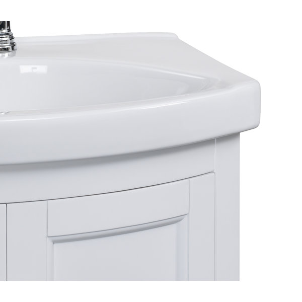 Charlton Home® Thibeault 24'' Free Standing Single Bathroom Vanity with